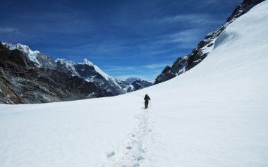 Hike in Himalayan clipart