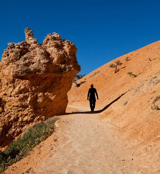 Hike in Bryce Canyon — Stock Photo, Image