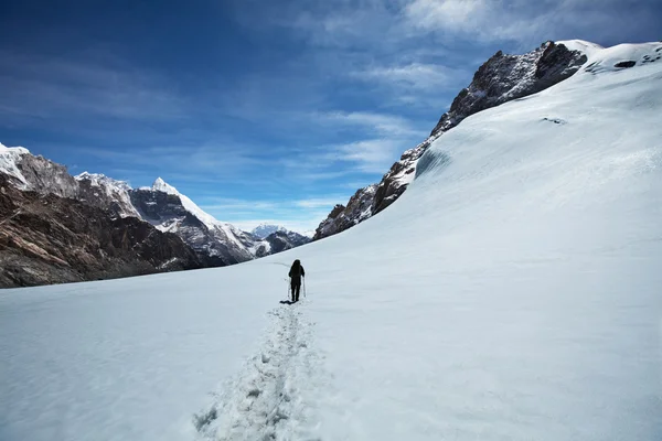 Wandelen in de Himalaya — Stockfoto