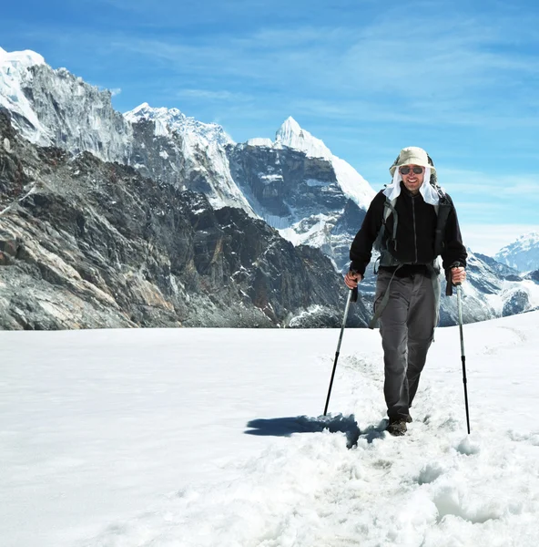 Caminhada no Himalaia — Fotografia de Stock