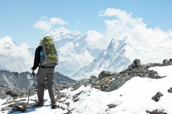 Caminata en Himalaya — Foto de Stock