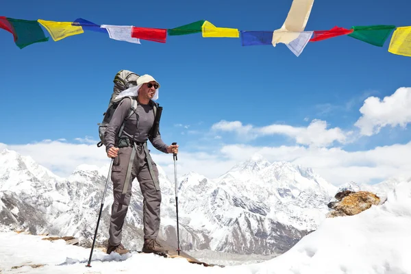 Caminata en Himalaya — Foto de Stock