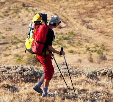 Summer hike clipart