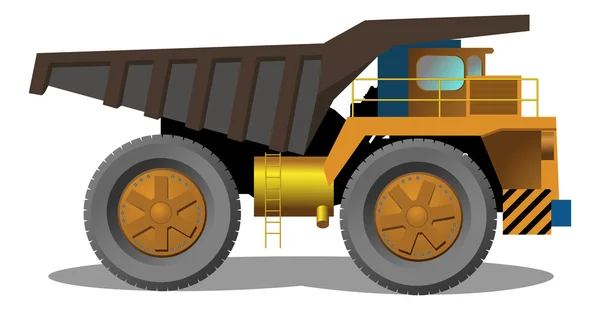 大型ダンプ トラック — ストックベクタ