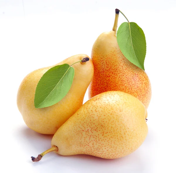 梨と葉 — ストック写真
