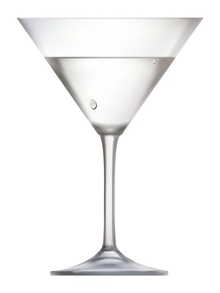 Vidrio Martini — Vector de stock