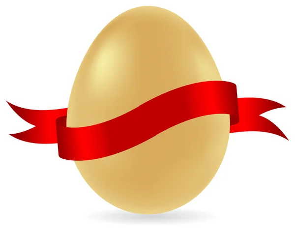 Goldenes Ei — Stockvektor