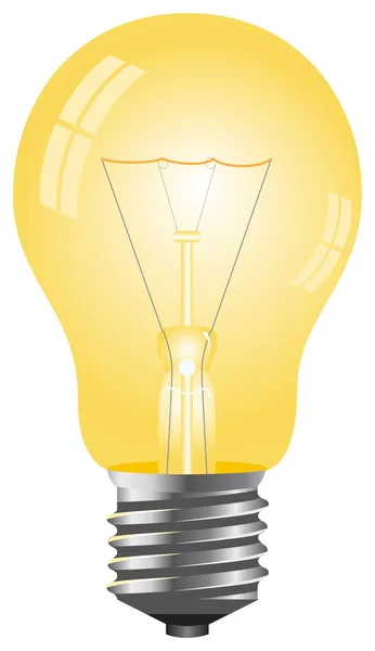 Жовтої лампочки — стоковий вектор