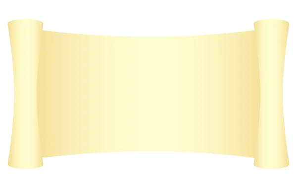 Pergamino amarillo — Vector de stock