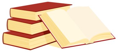 Bale of books clipart