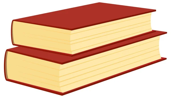 Zwei Bücher — Stockvektor