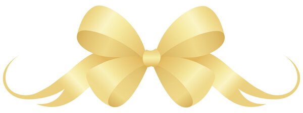 Gold bow