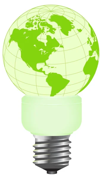 Globe lamp — Stockvector