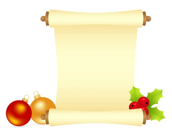 Χριστουγεννιάτικο γράμμα — Διανυσματικό Αρχείο