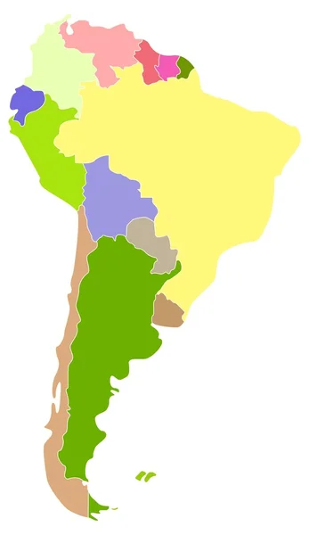 Ameryka Południowa — Wektor stockowy