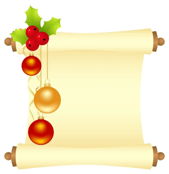 Χριστουγεννιάτικο γράμμα — Διανυσματικό Αρχείο