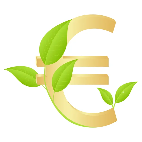 Gold euro — Stock Vector