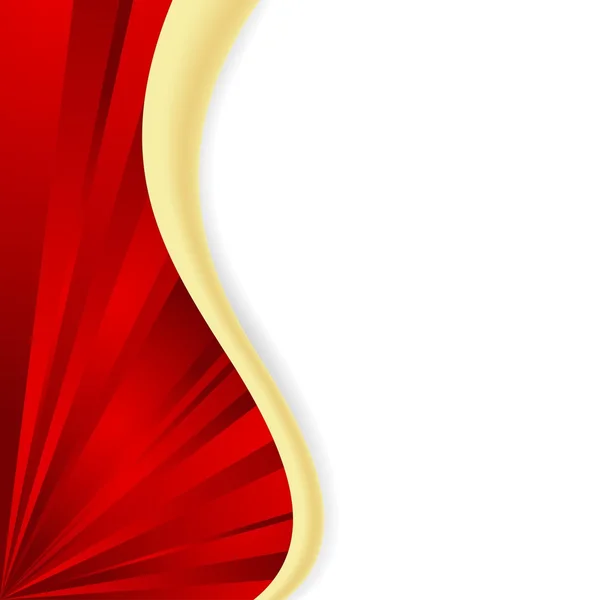 Vague rouge — Image vectorielle