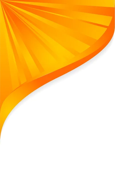 Oranžová vlna — Stockový vektor