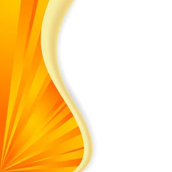 Onde orange — Image vectorielle
