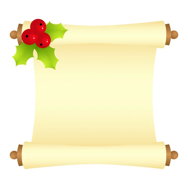 Lettre de Noël — Image vectorielle