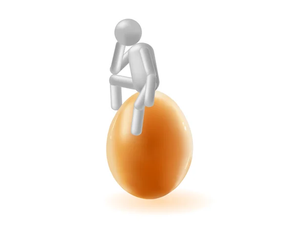 Μεγάλο αυγό — Διανυσματικό Αρχείο