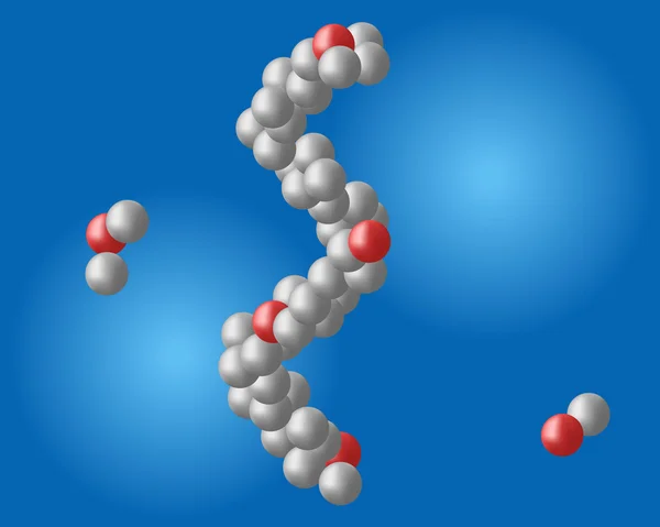 Molekula — Stockový vektor