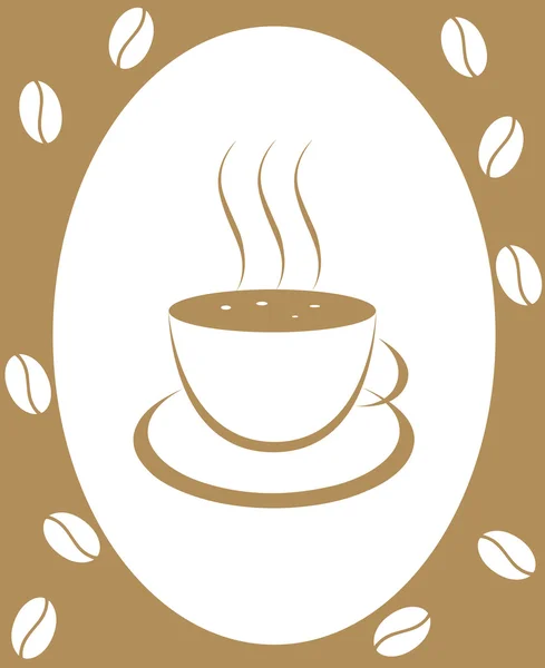 Кофе-бобы — стоковый вектор