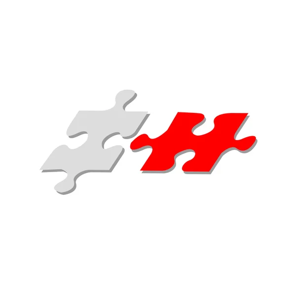 Twee puzzels — Stockvector