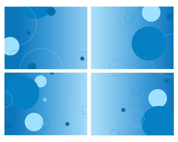 Μπλε κύκλοι — Διανυσματικό Αρχείο