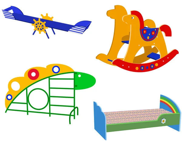 Jouets pour enfants — Image vectorielle