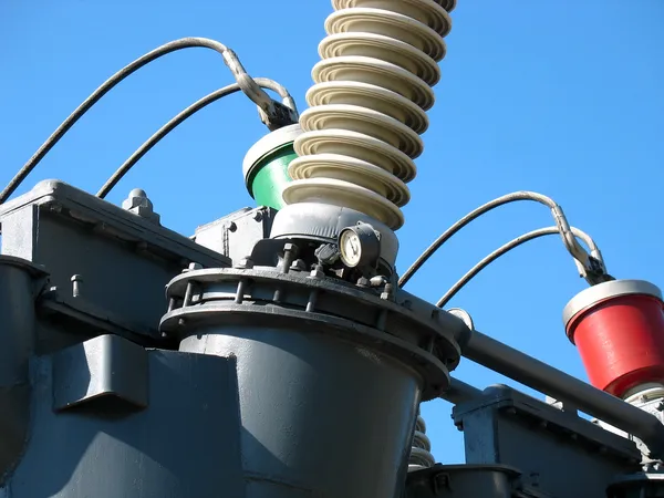 高电压电气转换器详细信息 — 图库照片