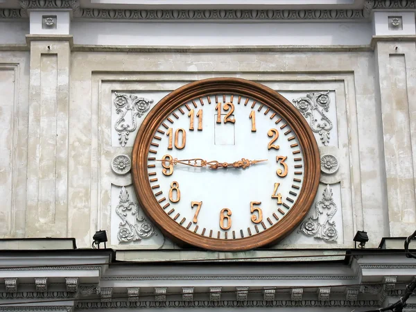 Detalj av gamla city tower clock — Stockfoto
