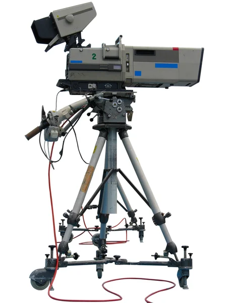 Τηλεόραση επαγγελματικό στούντιο ψηφιακή βιντεοκάμερα απομονωθεί σε λευκό — Φωτογραφία Αρχείου