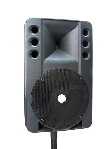 Old powerfull concerto audio speaker isolated on white — Stock Photo, Image