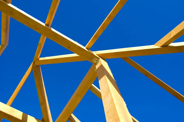 stock image Roof construction.