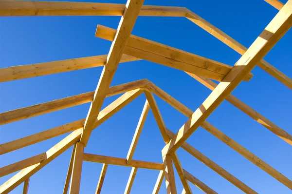 stock image Roof construction.
