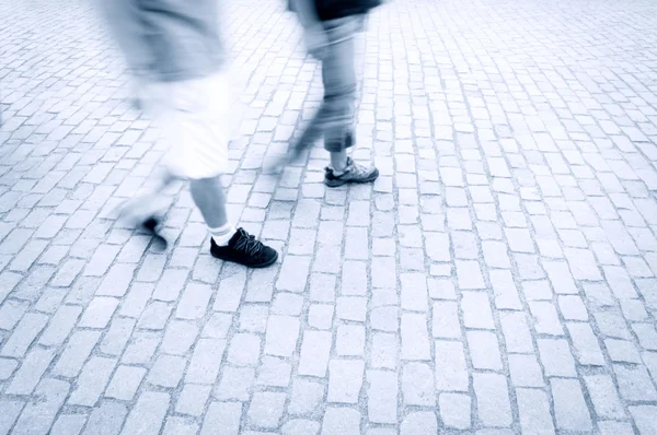 Caminando por la calle. Imagen abstracta . —  Fotos de Stock
