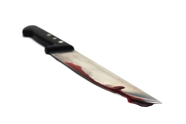 Кровавый нож — стоковое фото
