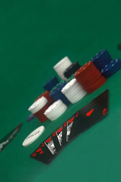 Póker játék — Stock Fotó