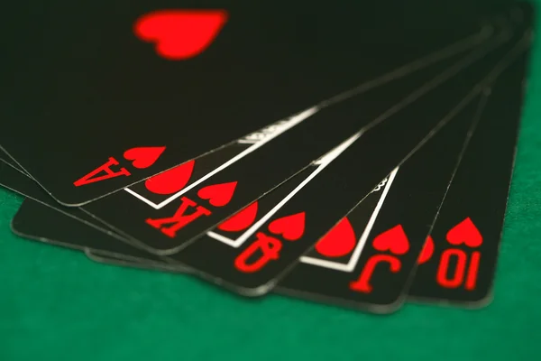 Poker spil - Stock-foto