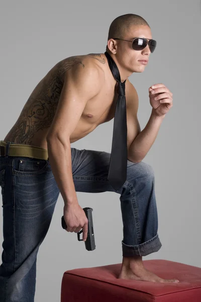 Young Muscular Man — Stock Photo, Image