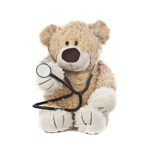 Doktor Teddybär — Stockfoto