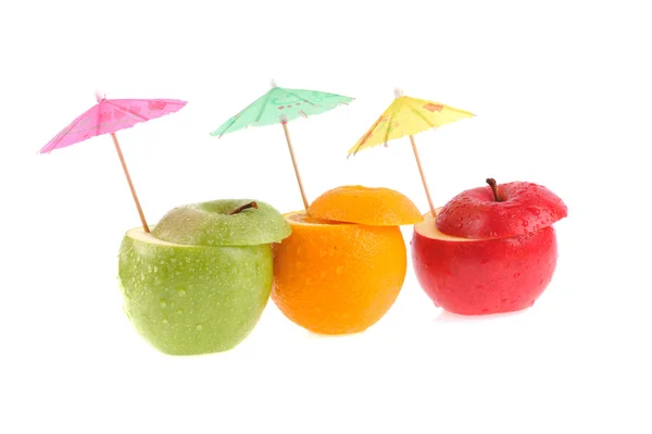Conjunto de frutas diferentes — Fotografia de Stock