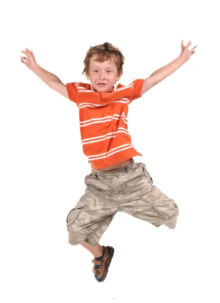 Jumping boy Stock Picture