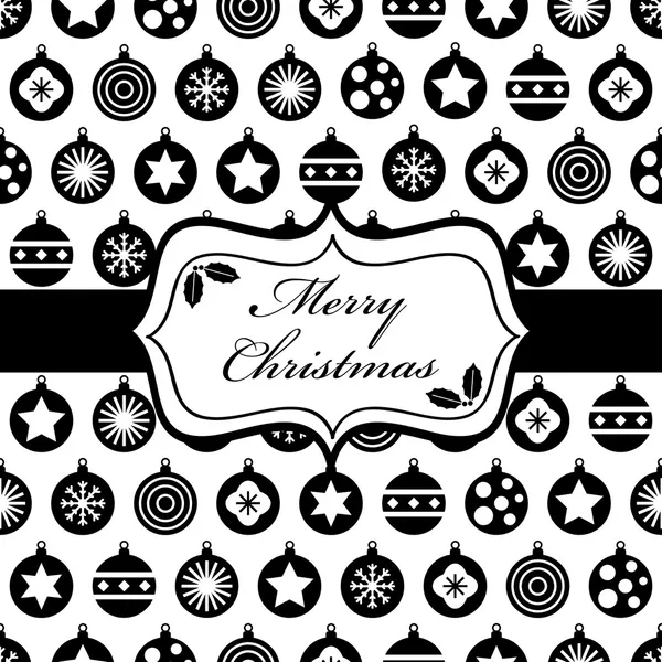 Black and white christmas wrapping — Stock Vector © mattasbestos #4251205