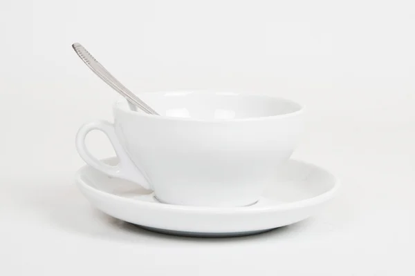 Witte koffiekop — Stockfoto