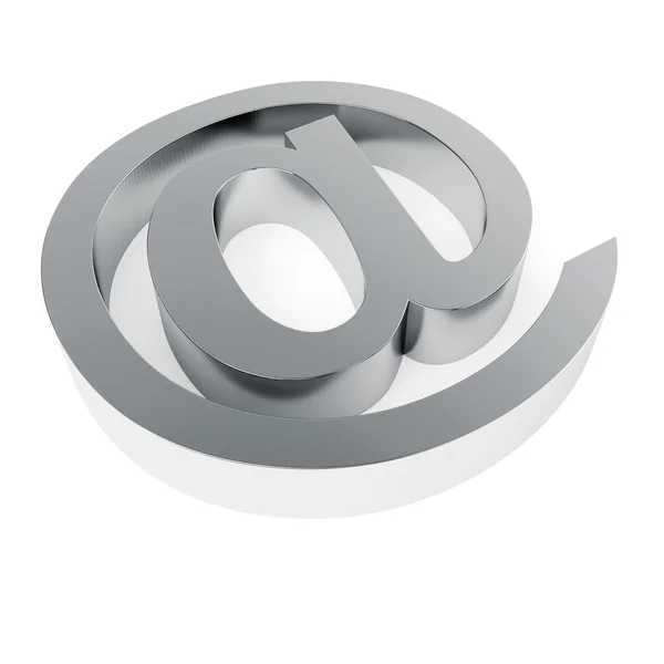 Email symbol isolated on white — Stock Photo, Image