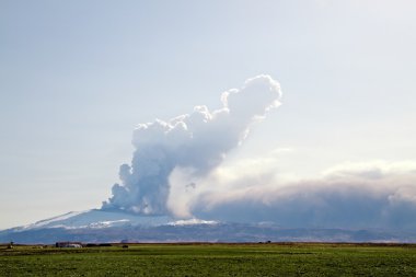 Eyjafjallajokull volcano clipart