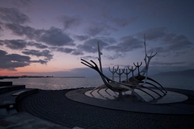 Monument in Reykjavik clipart